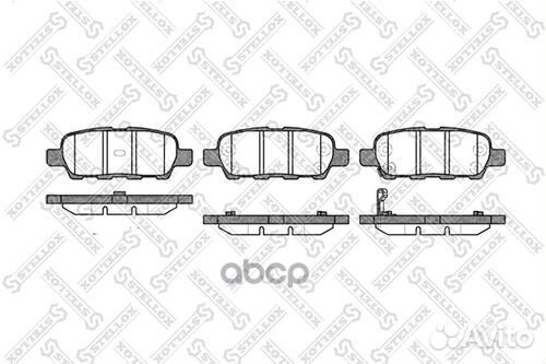 Колодки дисковые з. Nissan X-Trail 2.0i/2.5i/2