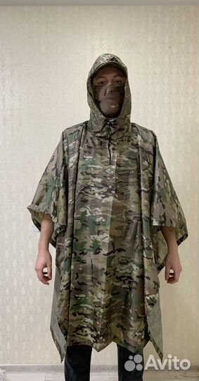Пончо дождевик мультикам (multicam)