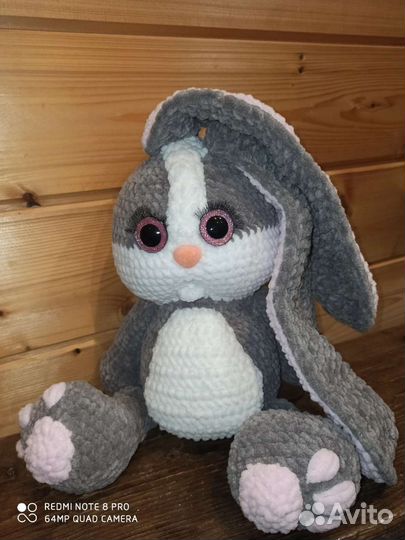 Мягкая игрушка заяц ручная работа