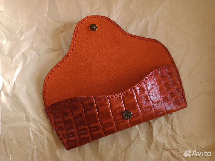 Футляр для очков кожаный