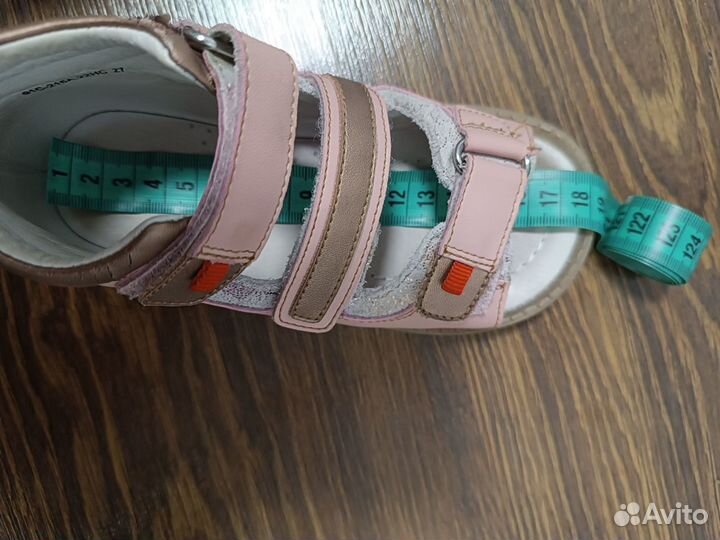 Ортопедические сандали для девочки 27