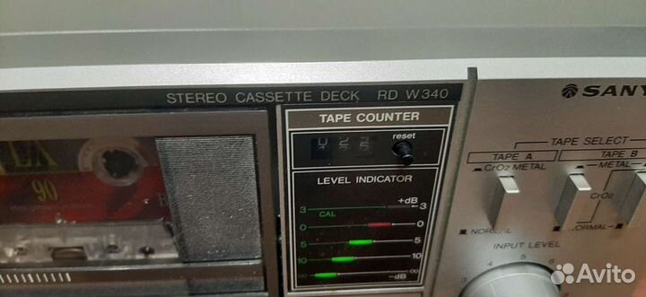 Кассетная дека sanyo