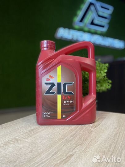 Трансмиссионное масло ZIC G-5 80W-90 4л