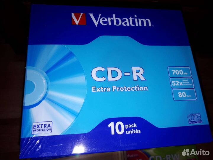 Verbatim, VS болванки CD-R, CD-RW, DVD+R, RW