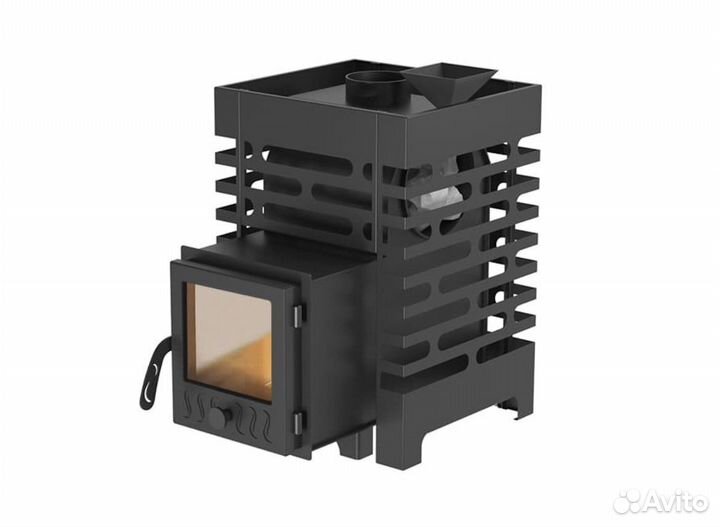 Печь дровяная для бани Aston 12 Стекло