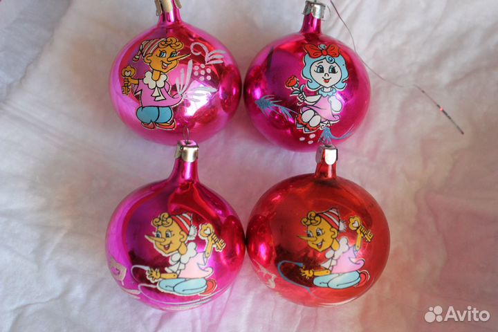 Ёлочные игрушки СССР