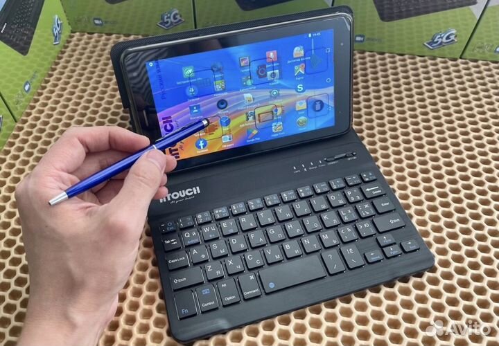 Мощный планшет 7 дюймов с клавиатурой Гарантия