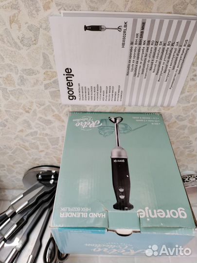 Погружной блендр Gorenje HBX602rlbk (Retro)