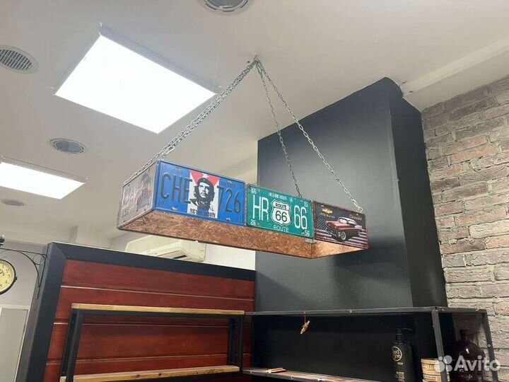 Люстра в стиле лофт