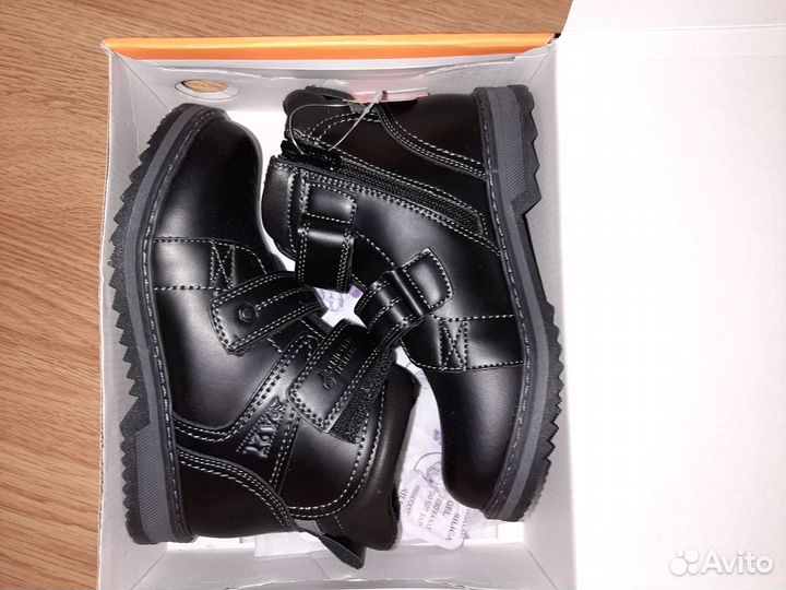 Ботинки осенние на байке 31 р. Новые