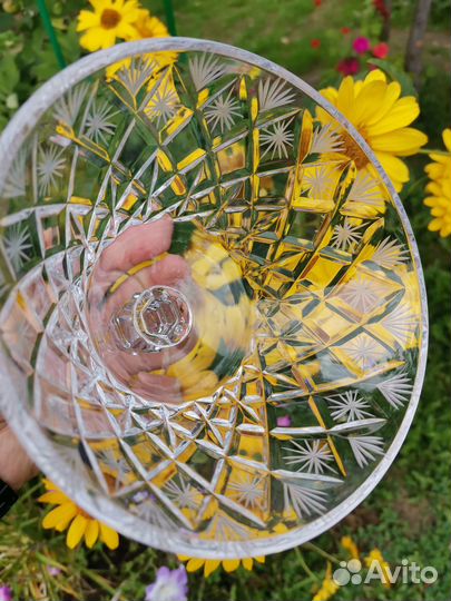 Вазы конфетницы хрусталь СССР
