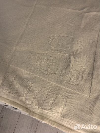 Плед детский вязаный