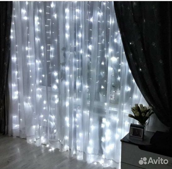 Гирлянда штора