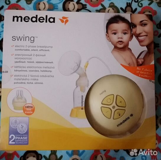 Молокоотсос medela swing электрический