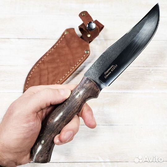 Нож Охотник Ковка ст.65х13 (г.Кизляр)