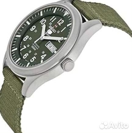 Часы Seiko 5 snzg09J1 Military Automatic Green