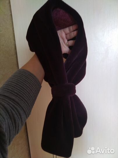 Шапка/шарф эко мех