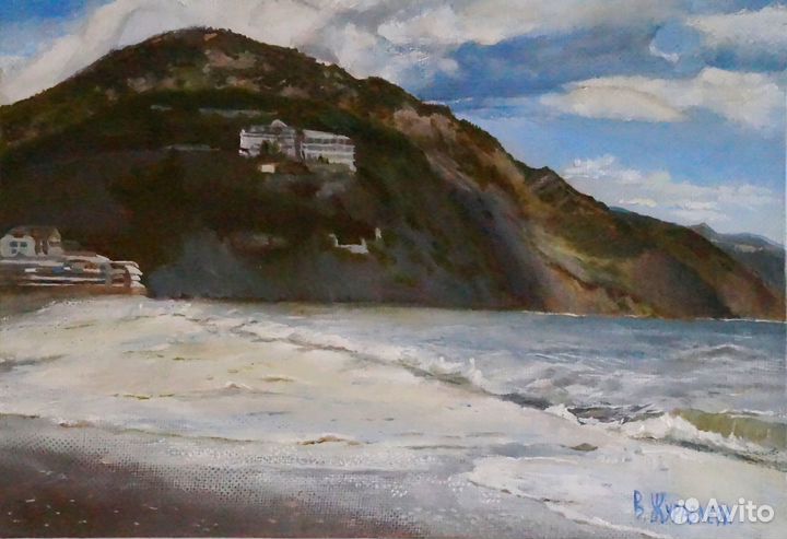 Картина маслом на холсте пейзаж