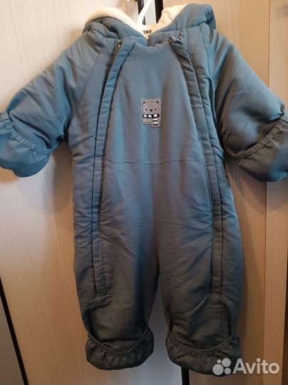 Зимний комбинезон для мальчика 80