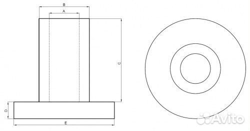 Втулка ковша 30*40*50