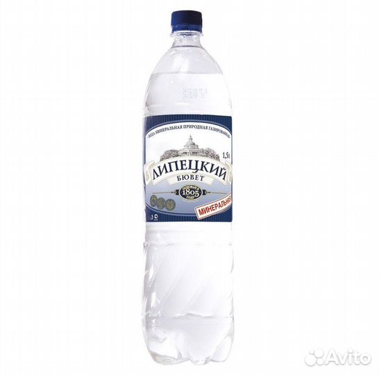 Минеральная вода Липецкий Бювет газированная 1,5л