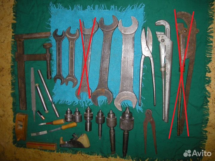 Ключи рожковые разводные патроны для дрели рубанок