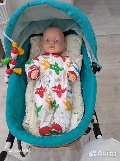 Коляска для кукол большая