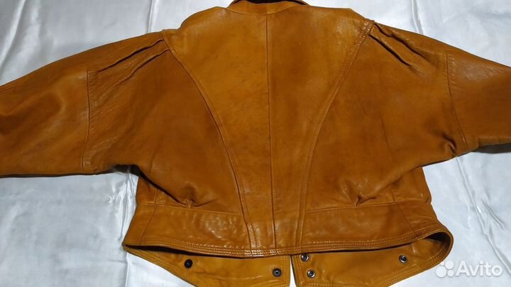 Куртка оригинал кожаная женская xs 42-44