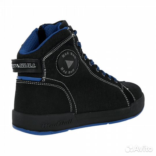 Мотокеды MadBull Sneakers Black Neon Blue