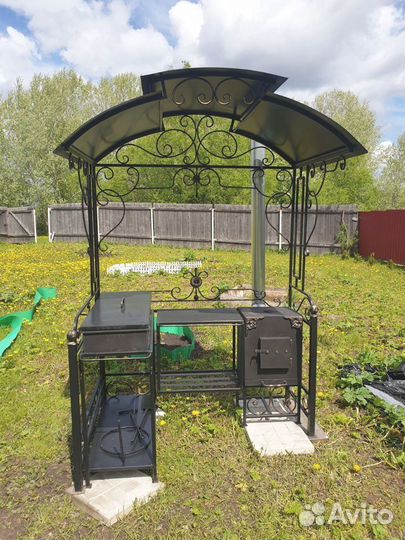 Мангал кованый для дачи