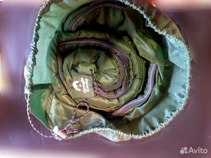 Спальный мешок,новый, зеленый