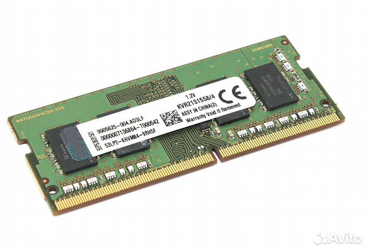 Kingston sodimm DDR4 4гб 2133 MHz