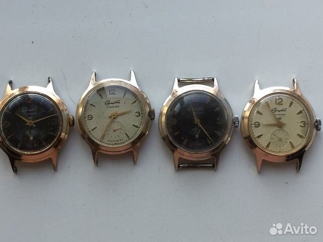 Часы спутник старт рубин