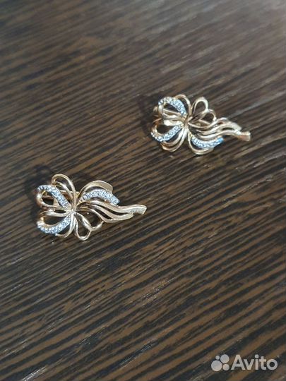 Серьги золото 585 пробы