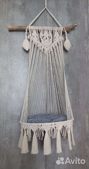 Макраме гамак для кошки