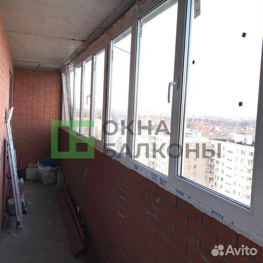 Остекление балконов. Окна пвх