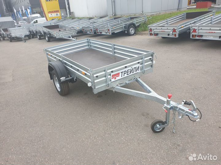 Прицеп автомобильный мзса 345х152см Alko,колп Е