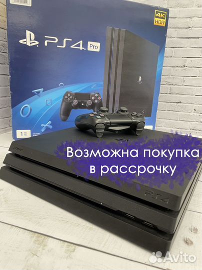 Приставка PS4 PRO 1Тб 3 ревизия (как новая)
