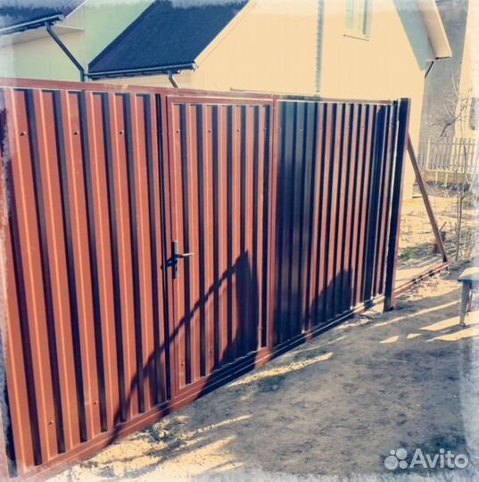Забор из профнастила