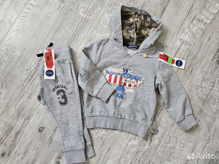 Новые брендовые вещи на мальчика пакетом 92-110