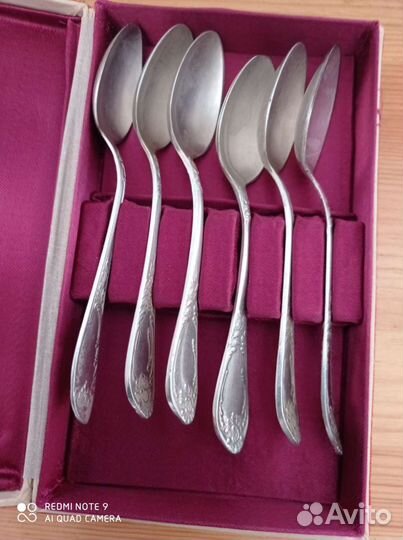 Чайные ложки мельхиор