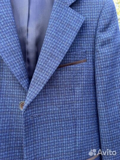 Школьный синий пиджак Van Cliff на рост 128-134