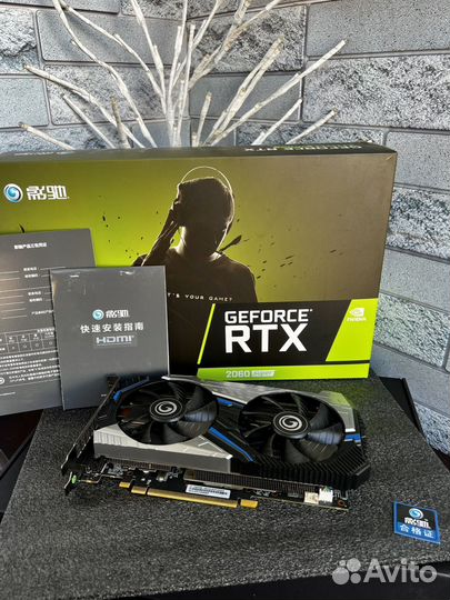 Видеокарта Rtx 2060 Super 8GB Galax Samsung/Пломба