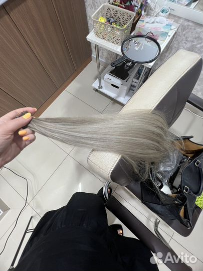 Волосы натуральные на микрокапсулах