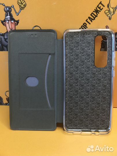 Чexол книжка для xiaomi mi note 10 lite