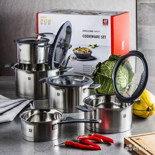 Набор кастрюль Zwilling Simplify 5 предметов