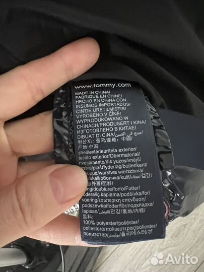 Tommy hilfiger пуховик, оригинал