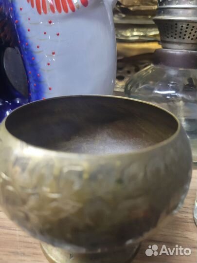 Чаша латунь индия