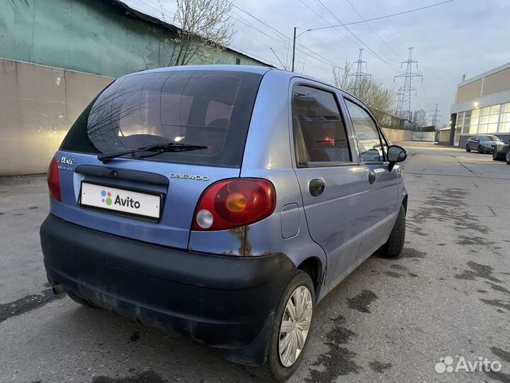 Daewoo Matiz 0.8 МТ, 2007, 95 000 км