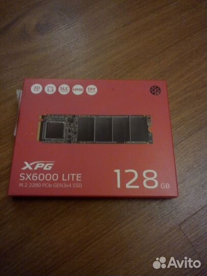 XPG M.2 SSD Диск на 128гб PCIe SX6000 lite 2280